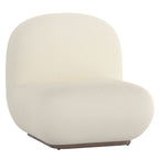 Fauteuil d'appoint Zilano couleur ivoire 