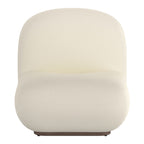 Fauteuil d'appoint Zilano couleur ivoire 