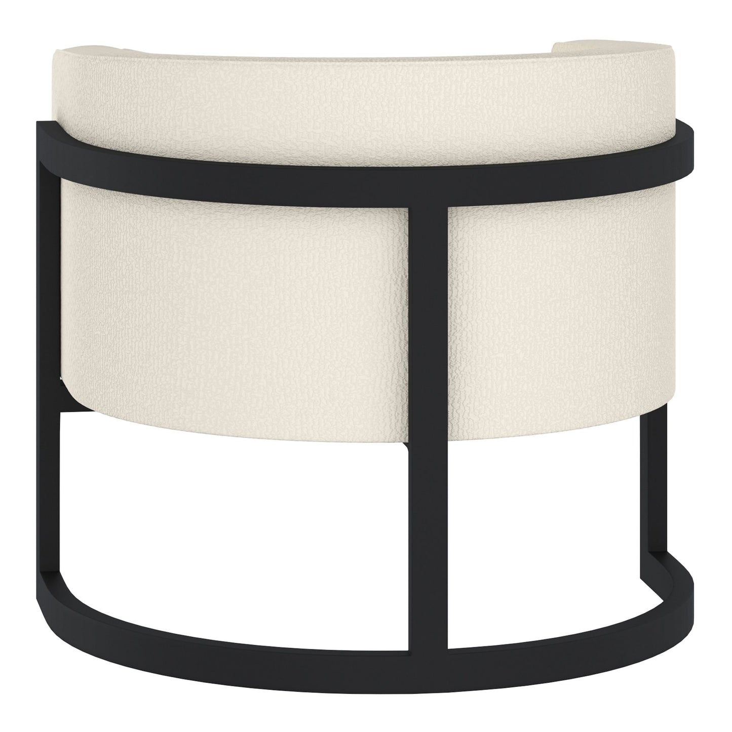 Zhuri Accent Chair in Ivory and Black