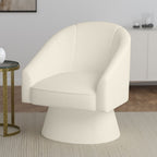 Fauteuil d'appoint Tilsy couleur ivoire 