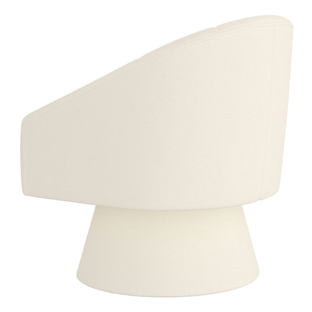 Fauteuil d'appoint Tilsy couleur ivoire 