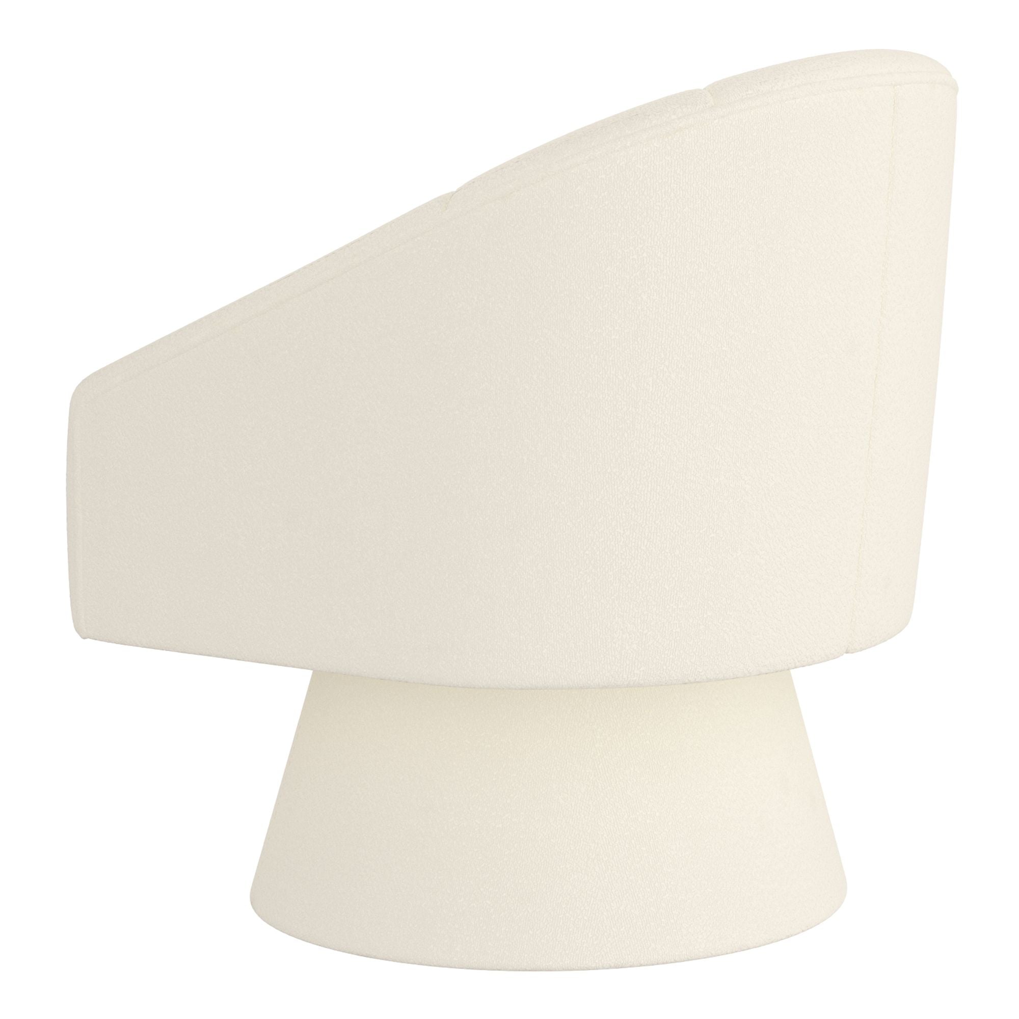 Fauteuil d'appoint Tilsy couleur ivoire 