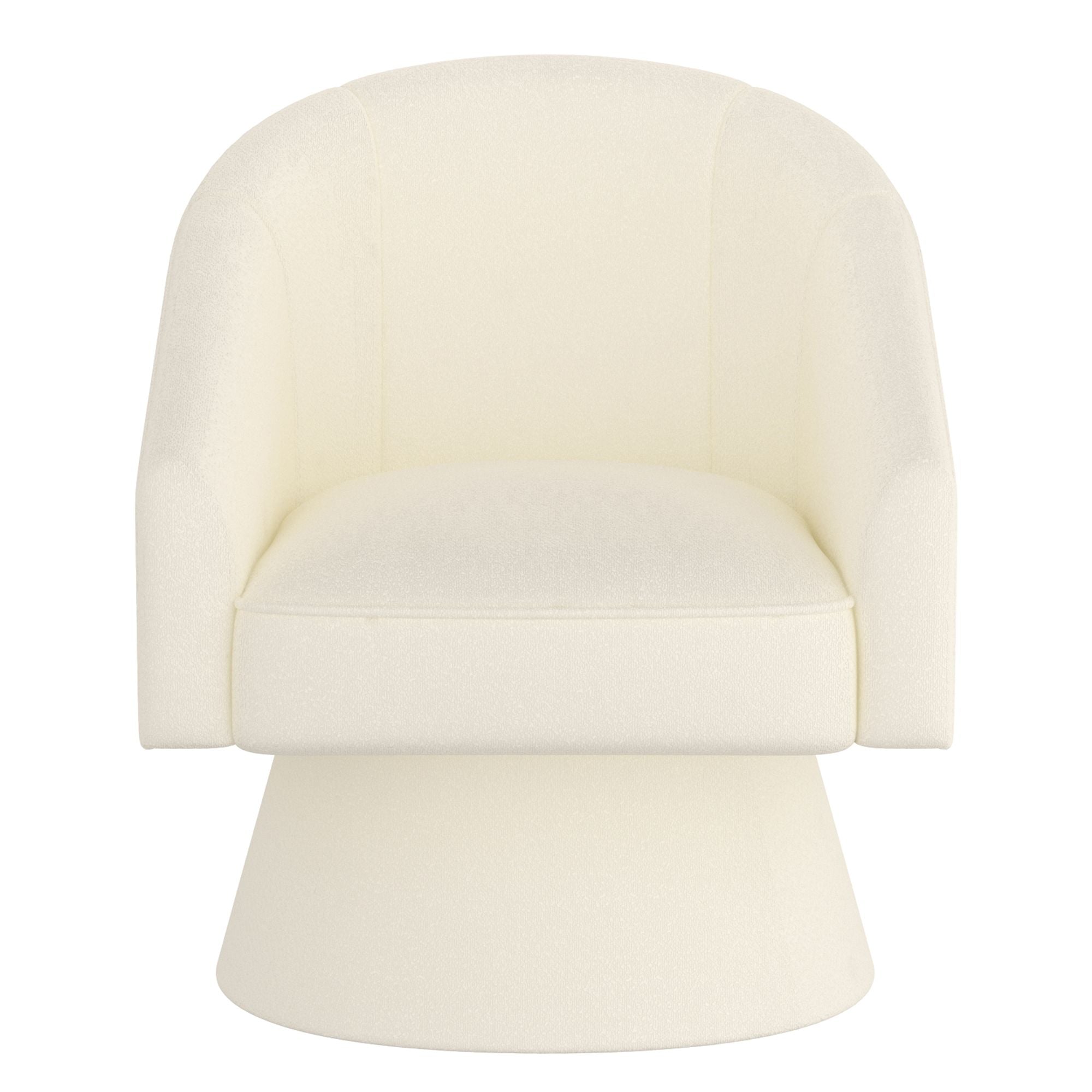 Fauteuil d'appoint Tilsy couleur ivoire 