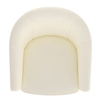 Fauteuil d'appoint Tilsy couleur ivoire 