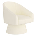Fauteuil d'appoint Tilsy couleur ivoire 