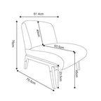 Fauteuil d'appoint Lisson 