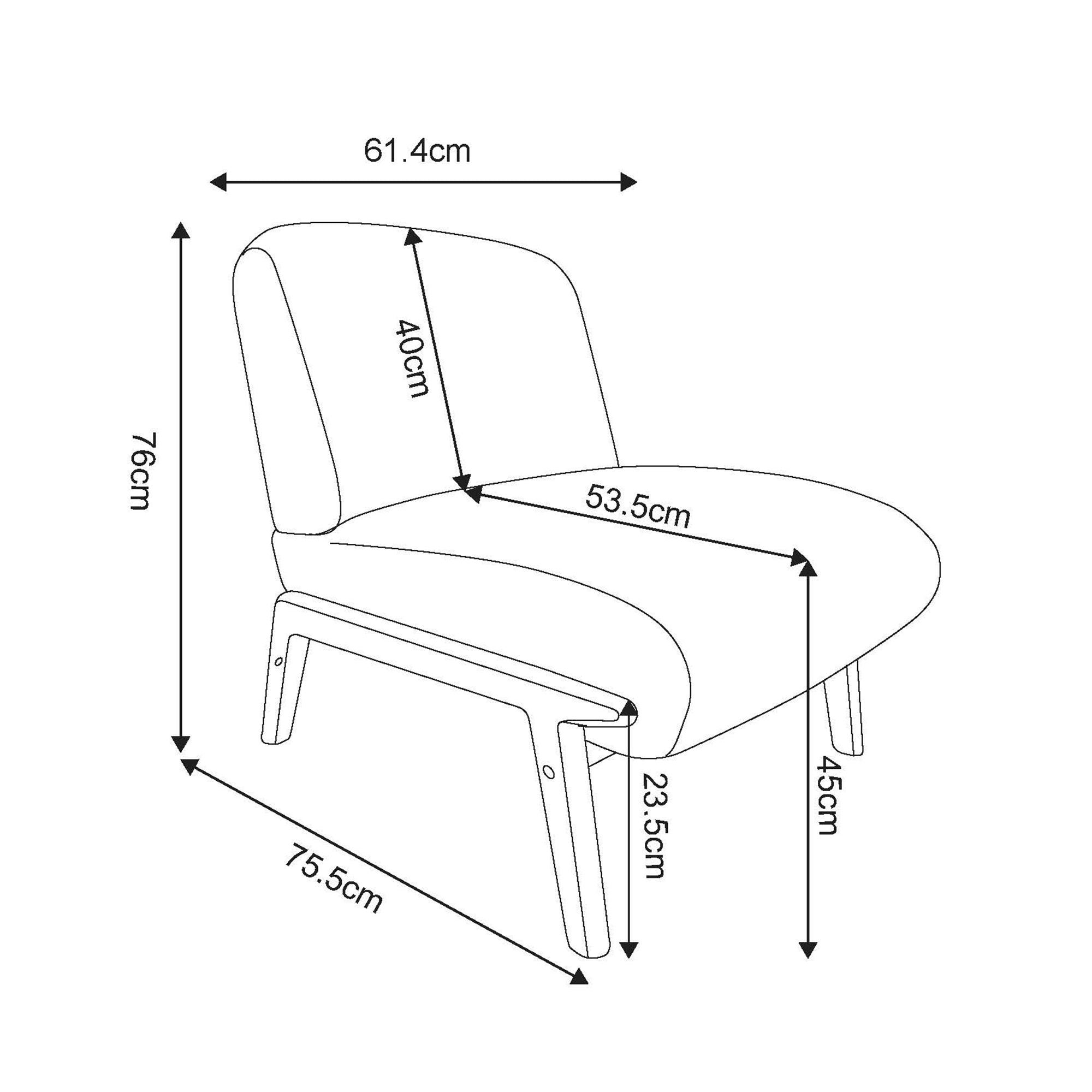 Fauteuil d'appoint Lisson 