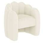 Fauteuil d'appoint Pandora couleur ivoire 