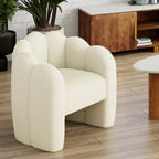 Fauteuil d'appoint Pandora couleur ivoire 