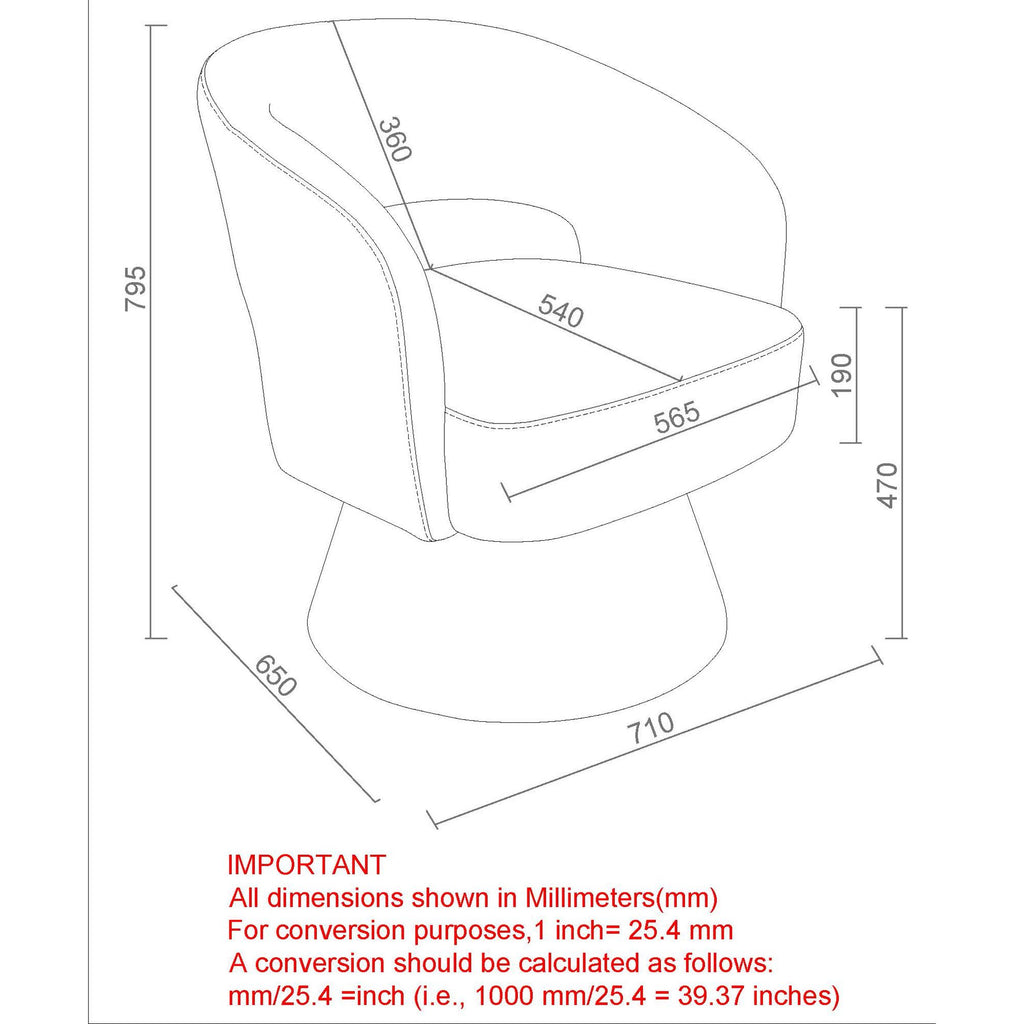Fauteuil d'appoint Santo 