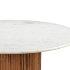 Jilsa Accent Table in Walnut and White