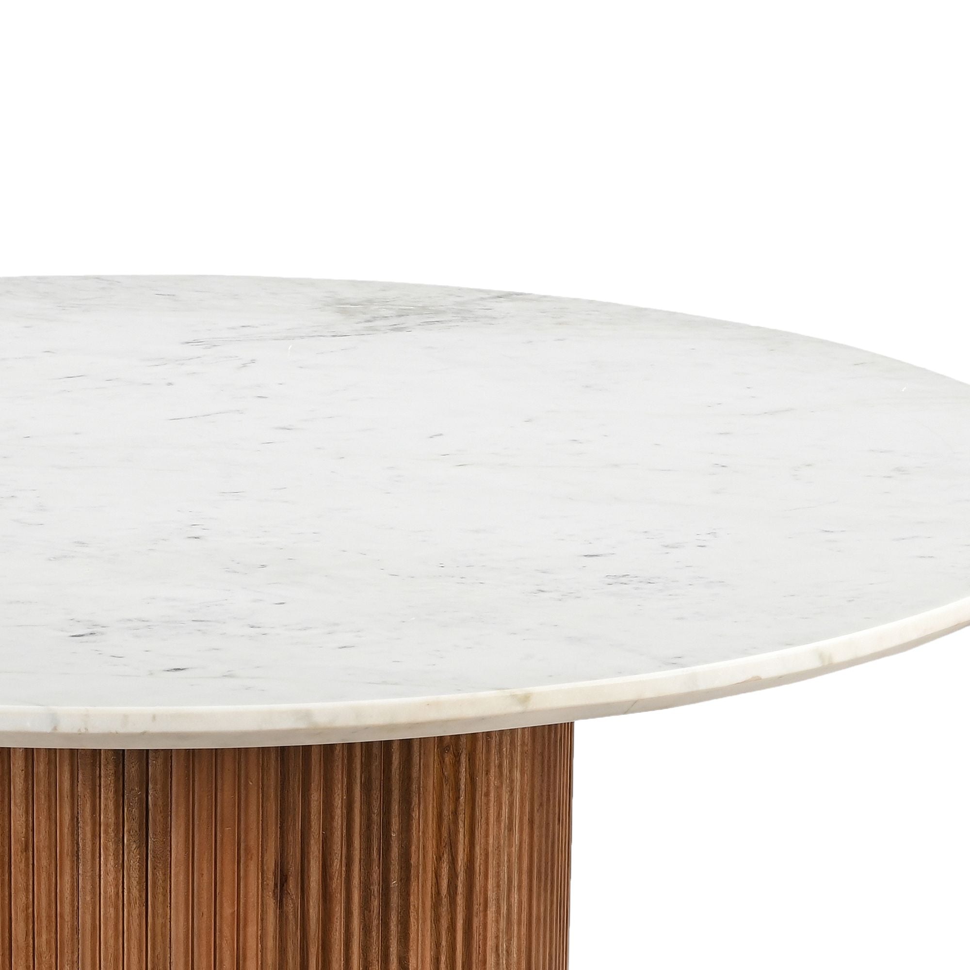 Jilsa Accent Table in Walnut and White