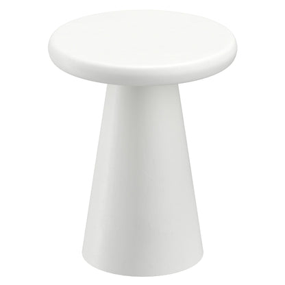Galio Round Accent Table in White