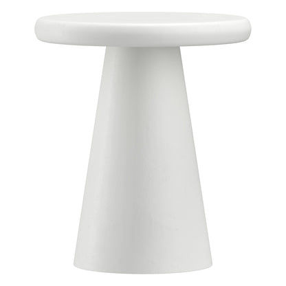 Galio Round Accent Table in White