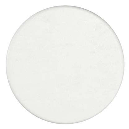 Galio Round Accent Table in White