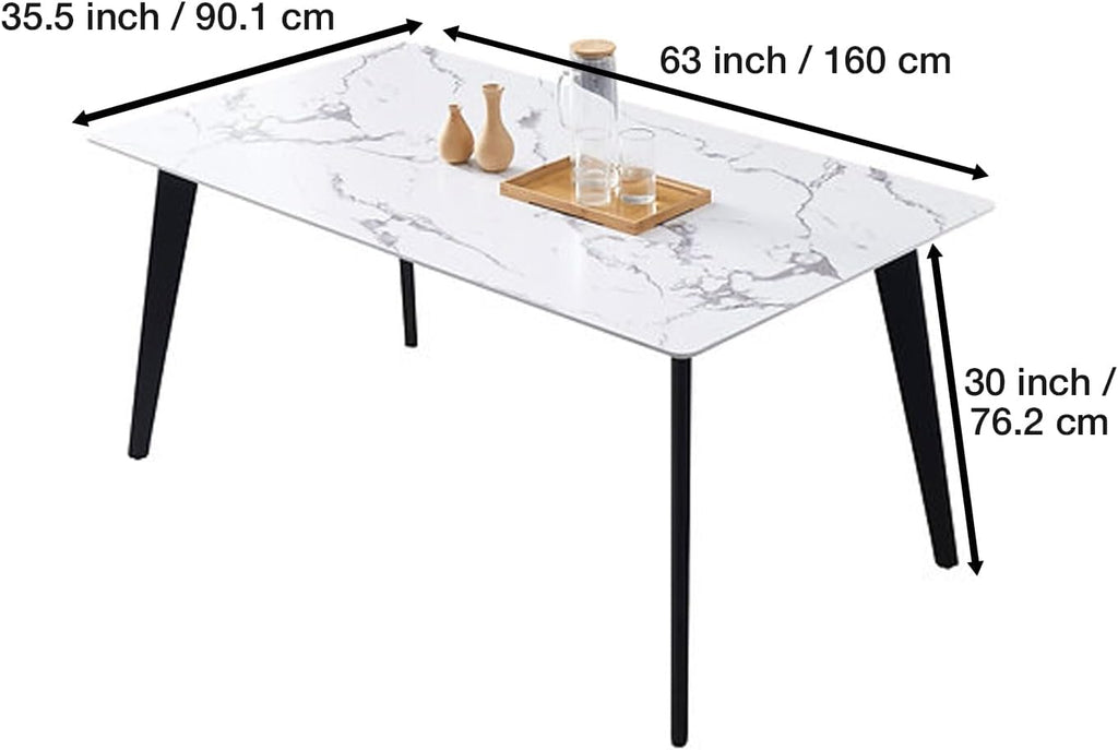 NINJA TABLE WITH 6 MADRID CHAIRS
