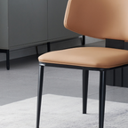Loomie Dining Chair with Metal Legs SET OF 2