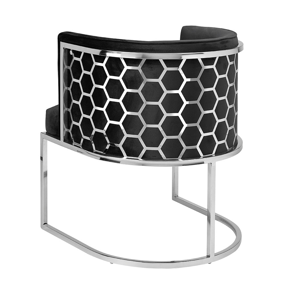 Honeycomb Accent Chair