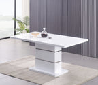 Magnus Dining Table  Modern High-Gloss Dining Table