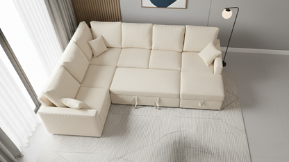 NEST SOFA SECTIONAL PULLOUT BED WITH STORAGE