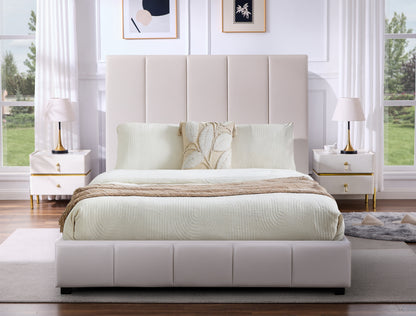 NEW Frankfurt Vegan Leather Bed With Lift Top Storage Queen