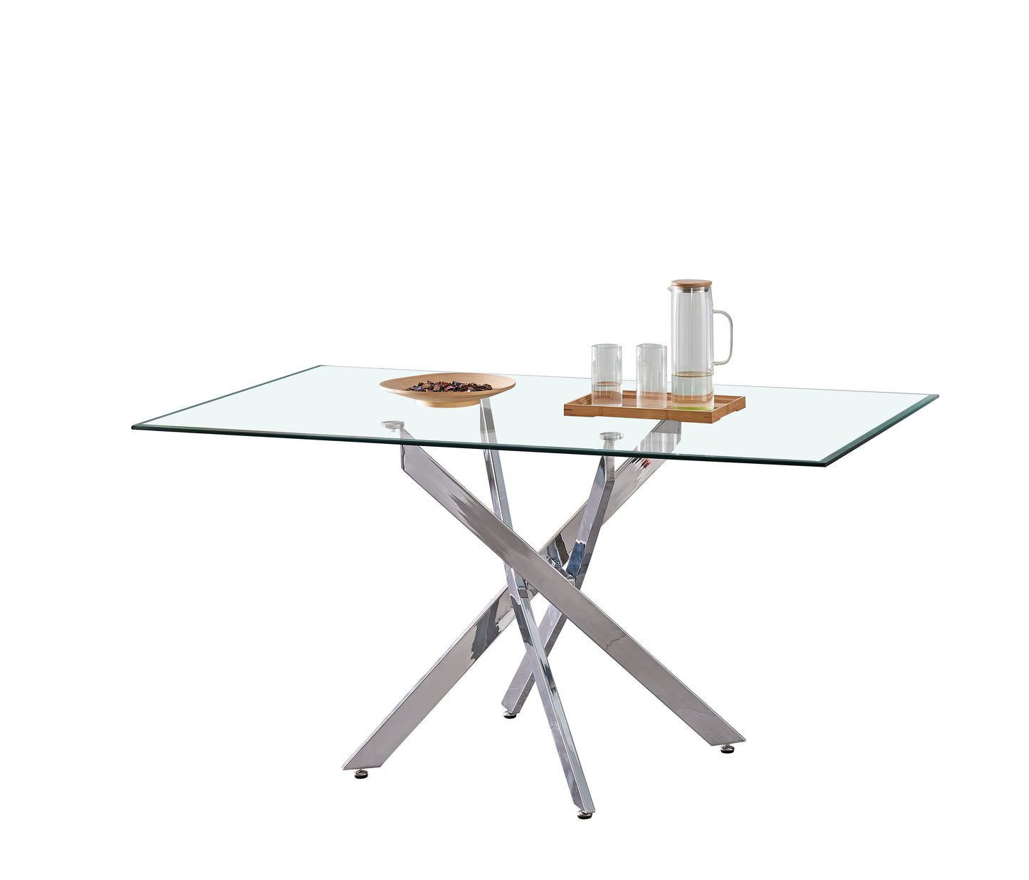 Table à manger ronde en forme d'épée