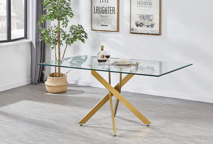 Table à manger ronde en forme d'épée