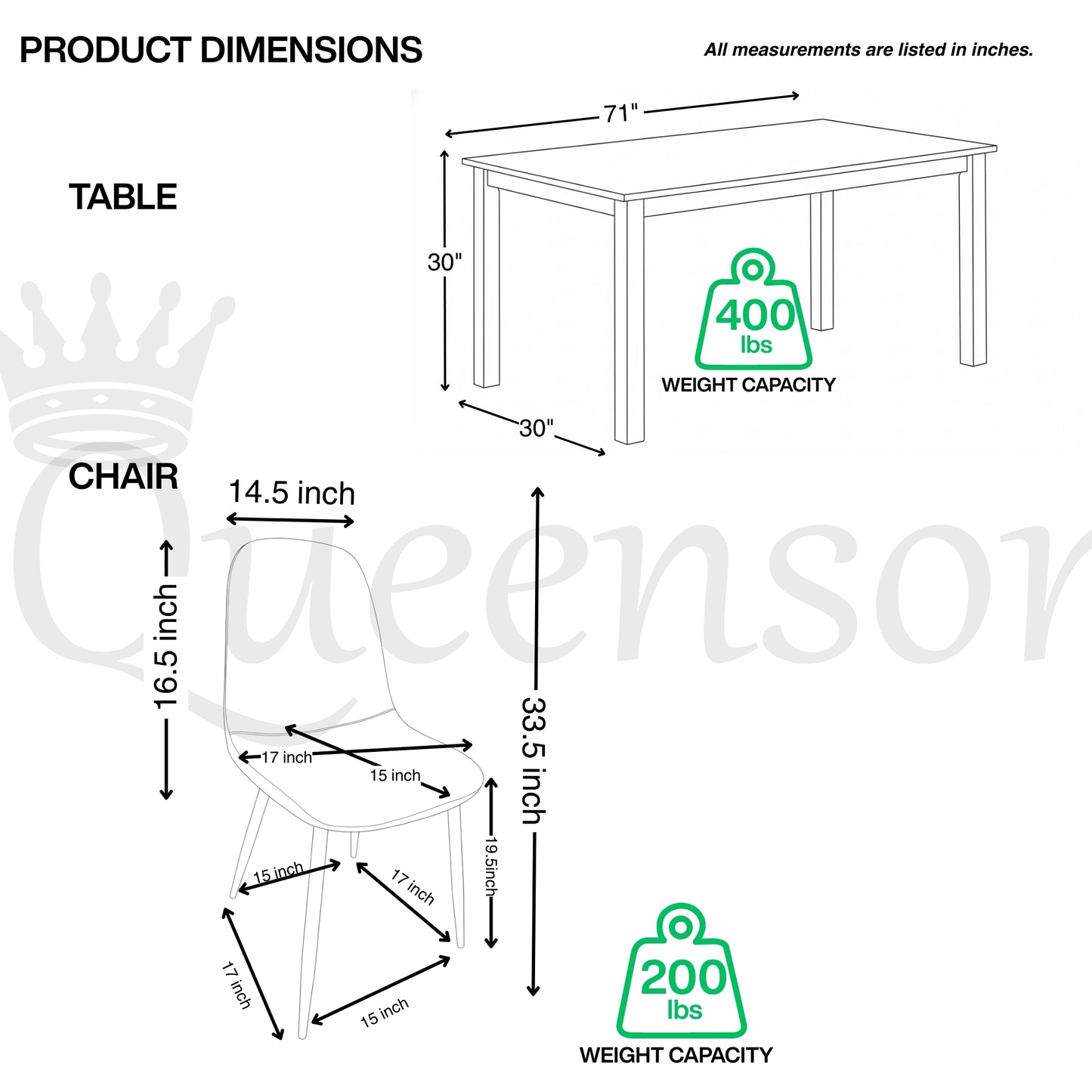 UNIVERSAL ESPRESSO WOOD DINING TABLE WITH GREY BLACK PREMIUM VELEVET CHAIRS