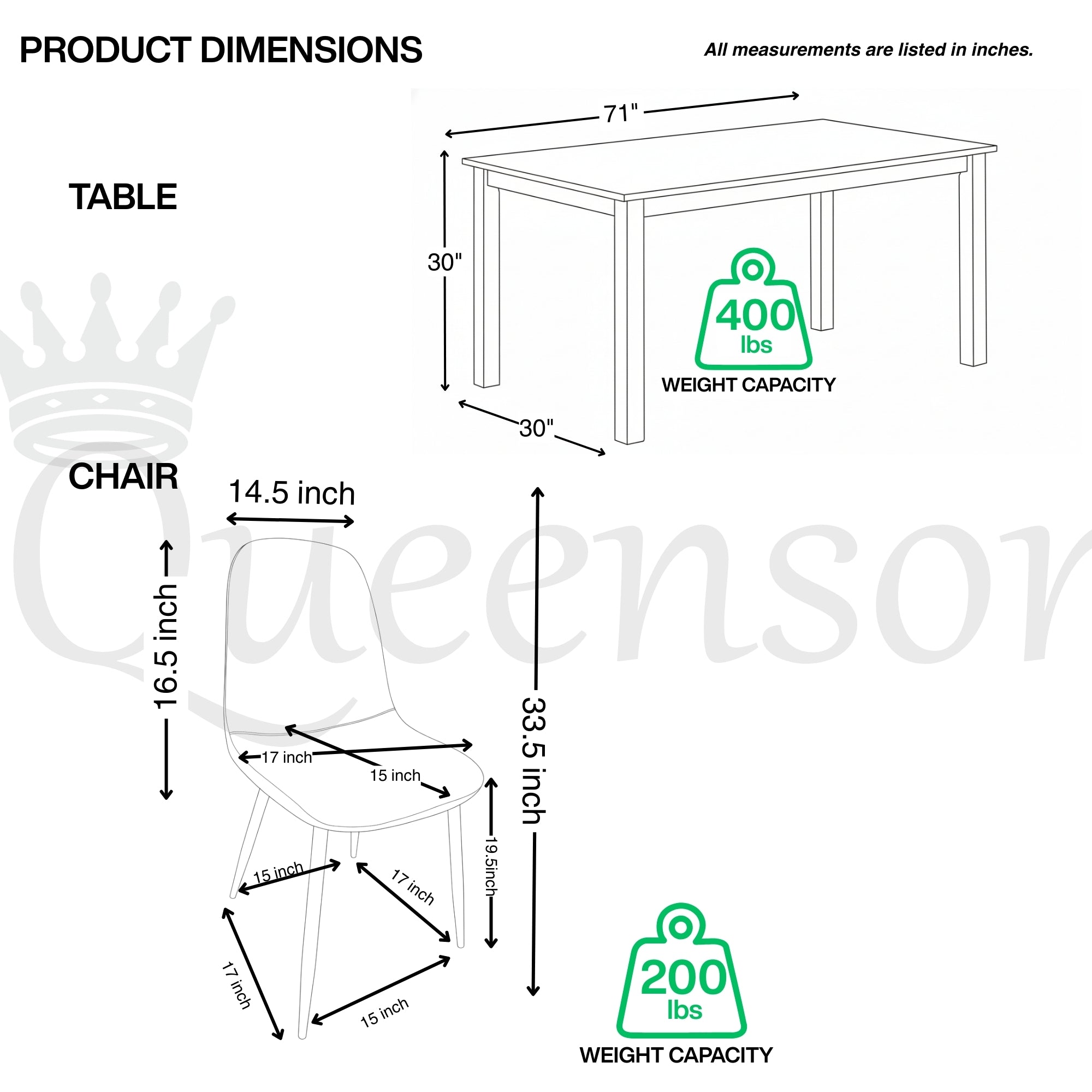 UNIVERSAL ESPRESSO WOOD DINING TABLE WITH GREY BLACK PREMIUM VELEVET CHAIRS