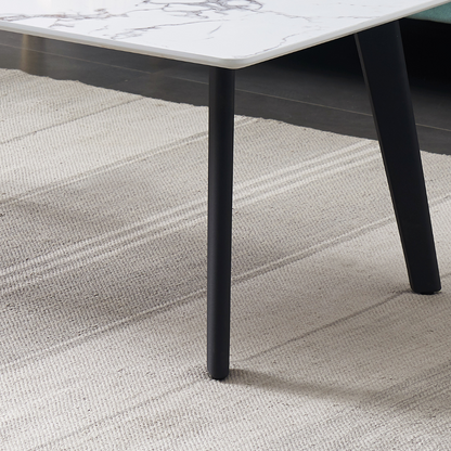 Ninja Coffee Table with Faux Marble Top