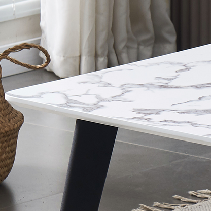 Ninja Coffee Table with Faux Marble Top