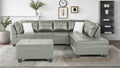 Gel University Sectional with Storage Ottoman (RHF)