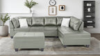 Gel University Sectional with Storage Ottoman (RHF)