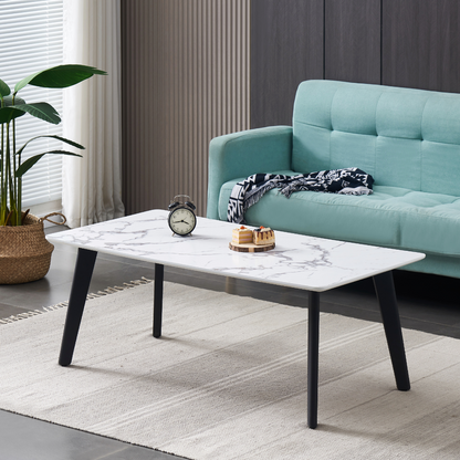 Ninja Coffee Table with Faux Marble Top