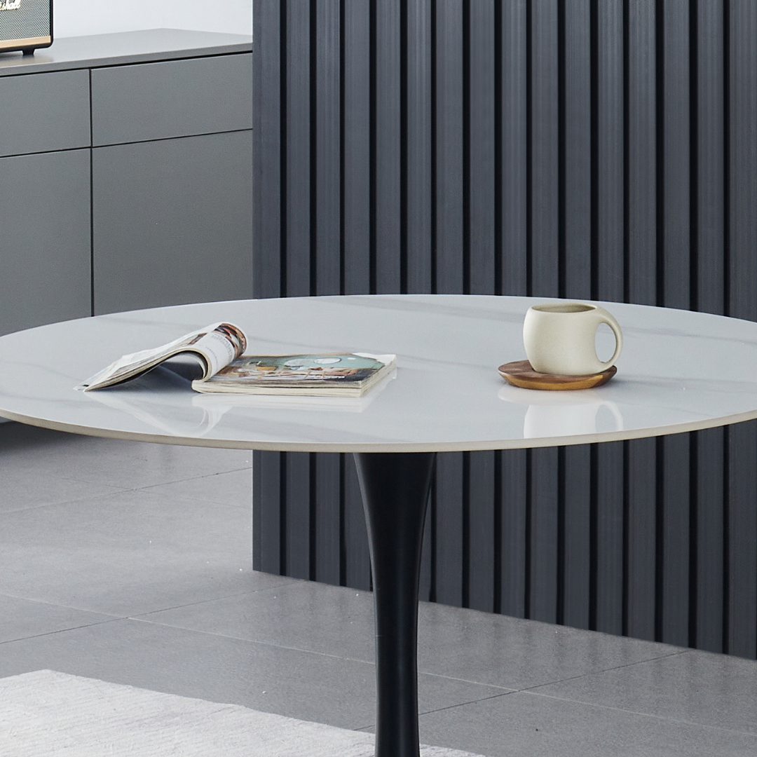 Minto Dining Table with Sintered Stone Top