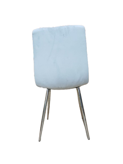 Delhi White Gold Dining Chair