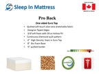 Pro Back – Matelas Euro Top à une face