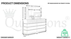MURICH BEDROOM SET WITH AMBIENT LIGHTING