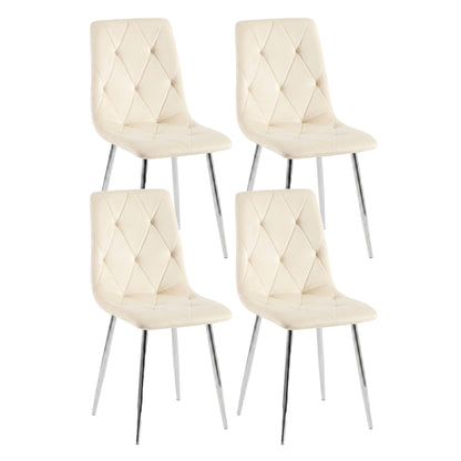 Delhi Modern Velvet Dining Chair