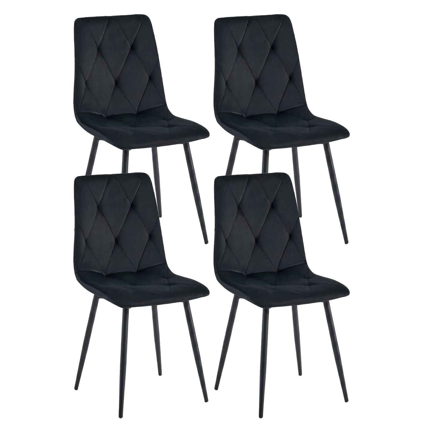 Delhi Modern Velvet Dining Chair