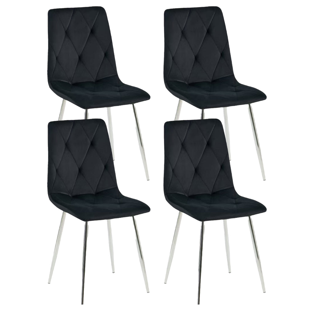 Delhi Modern Velvet Dining Chair