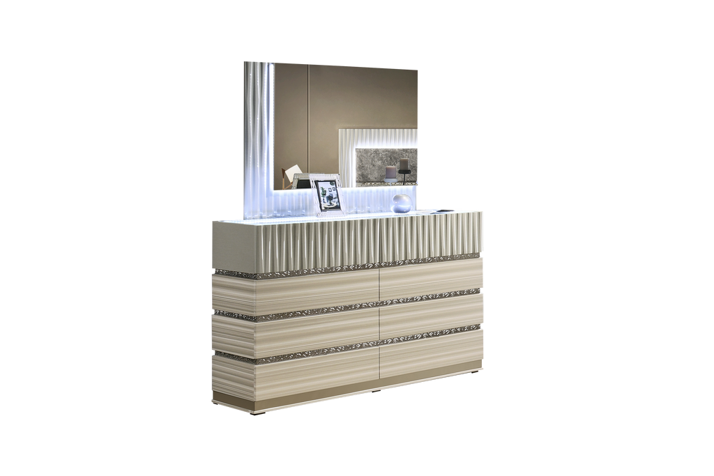 MURICH BEDROOM SET WITH AMBIENT LIGHTING