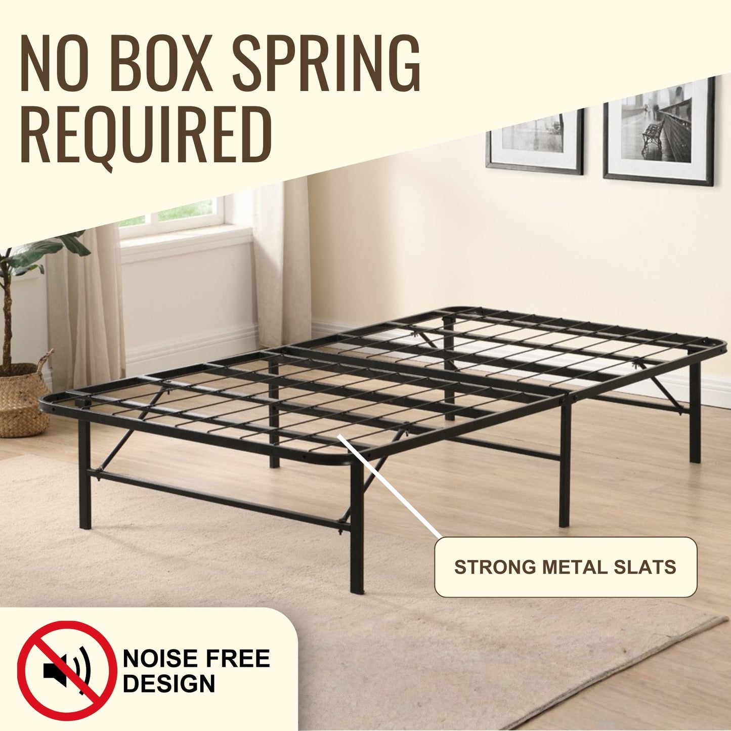 Metal Folding Bed Frame