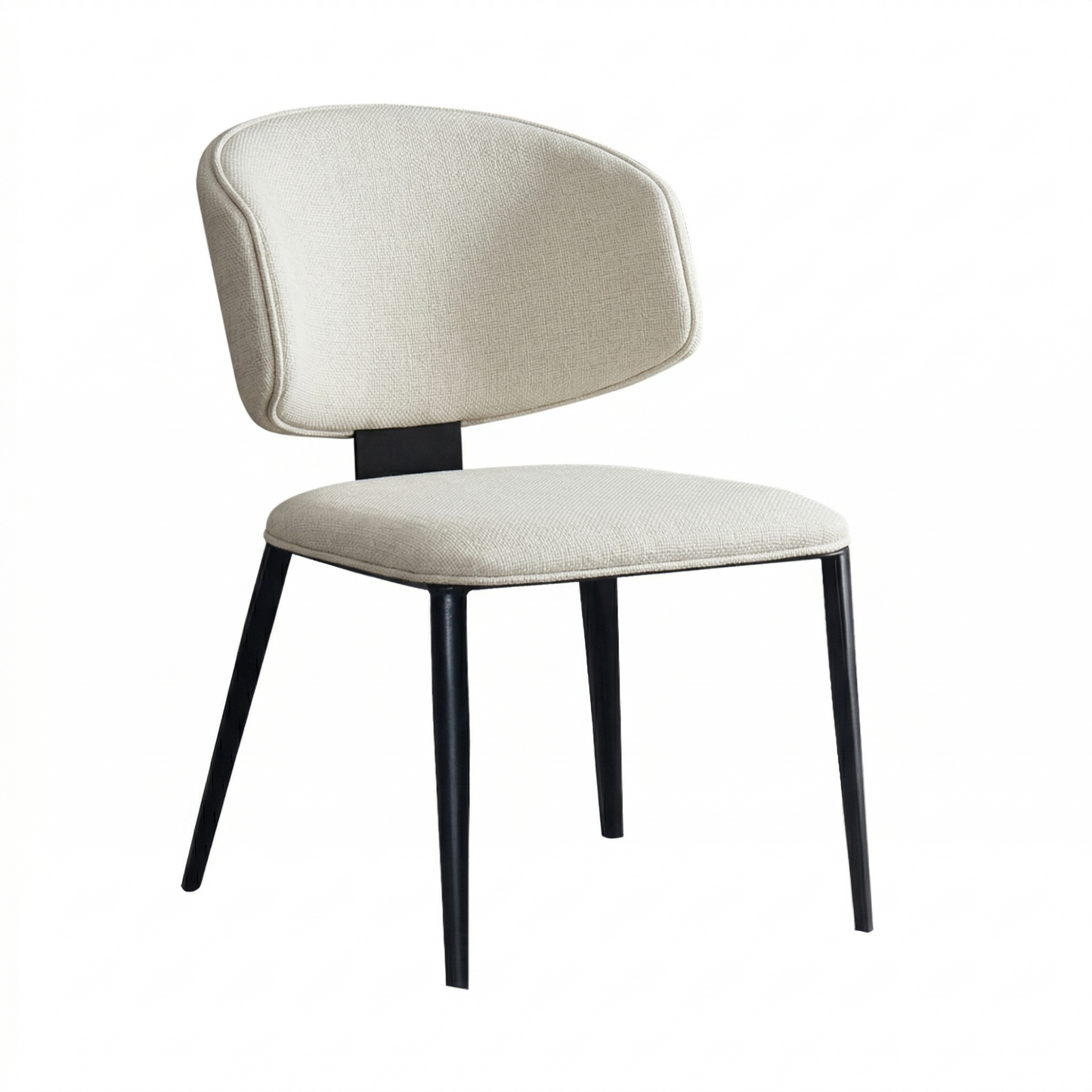 Loomie Dining Chair with Metal Legs SET OF 2