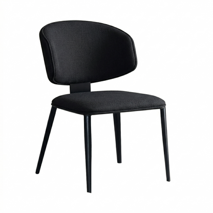 Loomie Dining Chair with Metal Legs SET OF 2