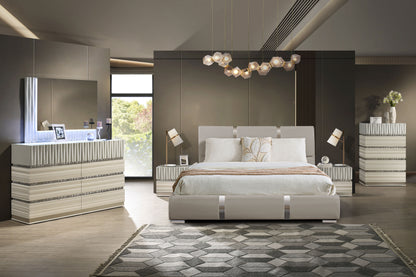 MURICH BEDROOM SET WITH AMBIENT LIGHTING