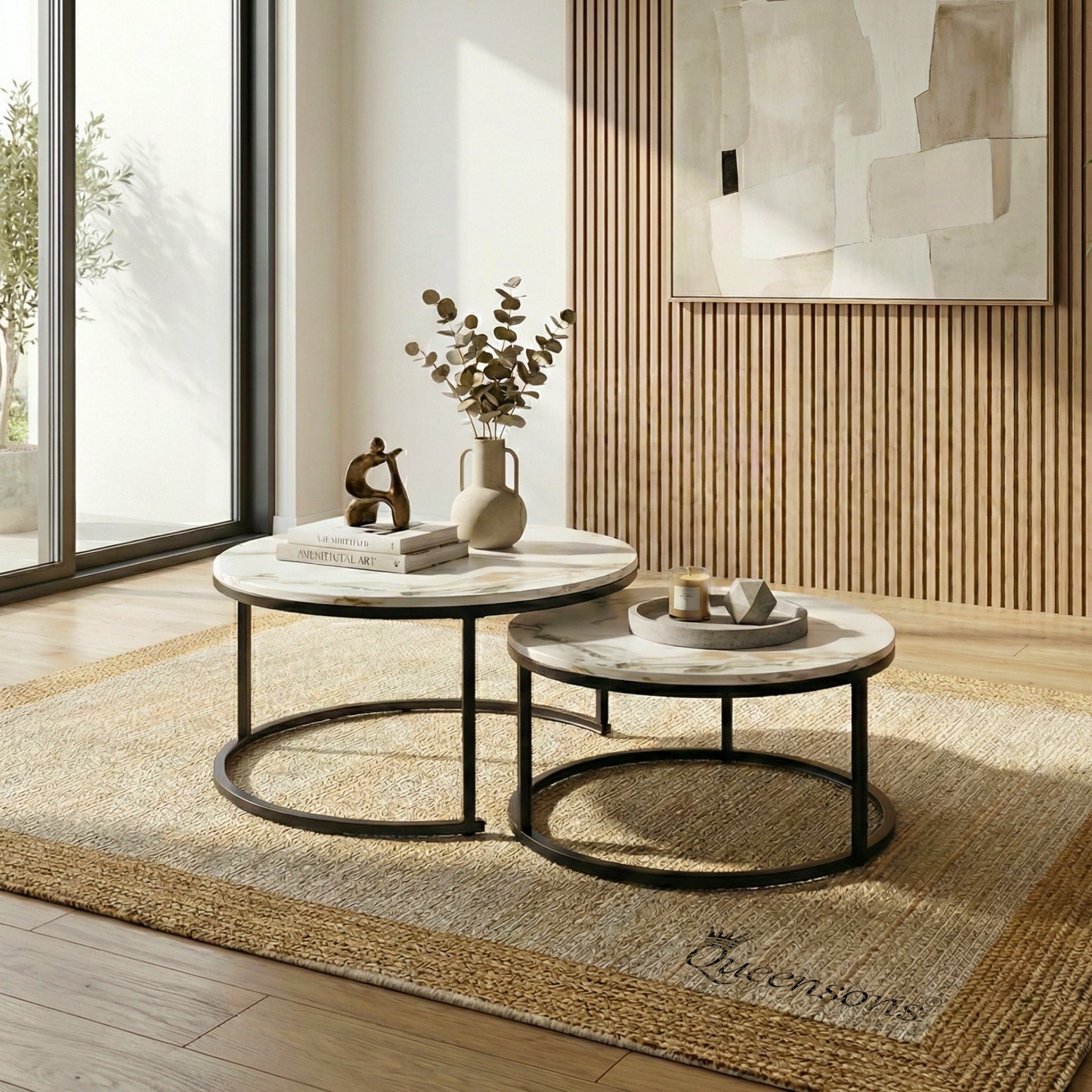 MONO 2PC COFFEE TABLE WITH SINTERED STONE