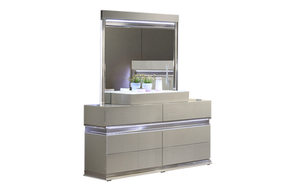 PARAJ BEDROOM SET WITH AMBIENT LIGHTING