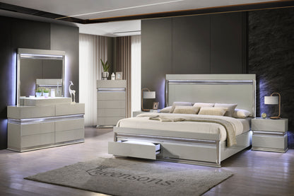 NAVRAJ BEDROOM SET WITH AMBIENT LIGHTING