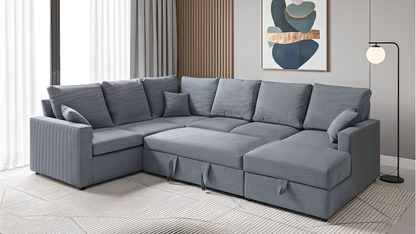 NEST SOFA SECTIONAL PULLOUT BED WITH STORAGE